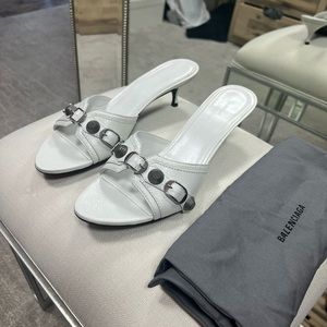 SOLD Brand new white Balenciaga kitten heels